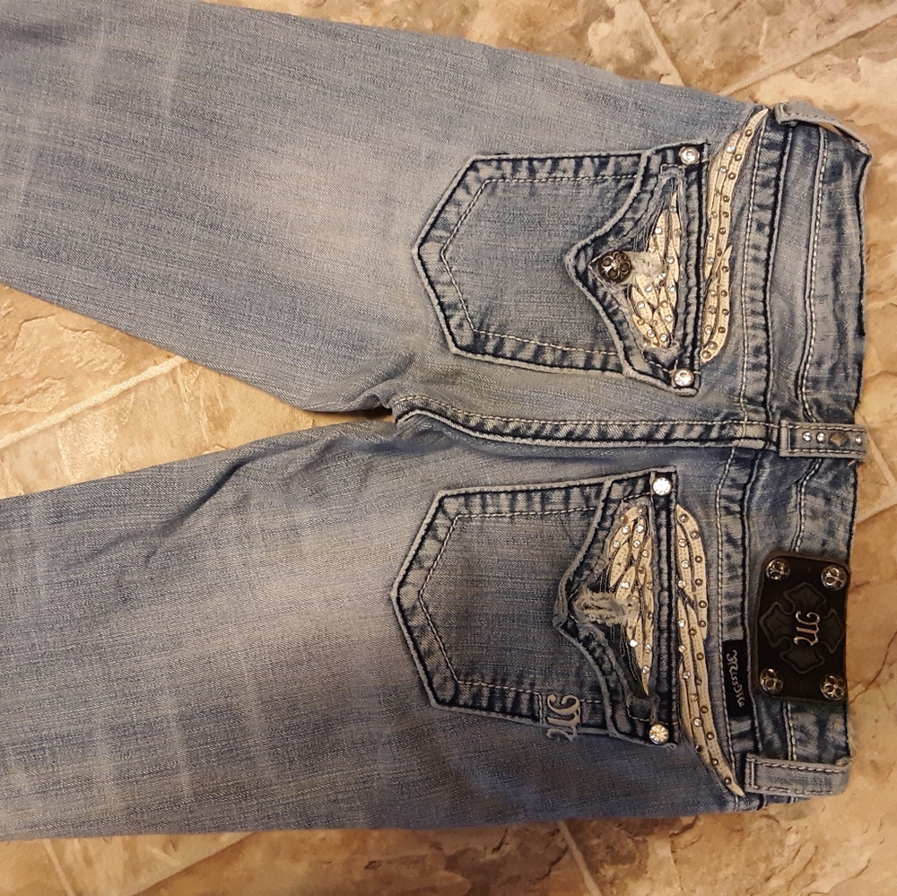 Miss me jeans with wings